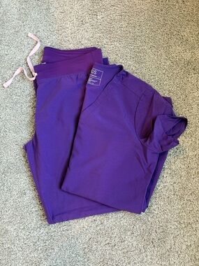 FIGS Scrub Set Purple